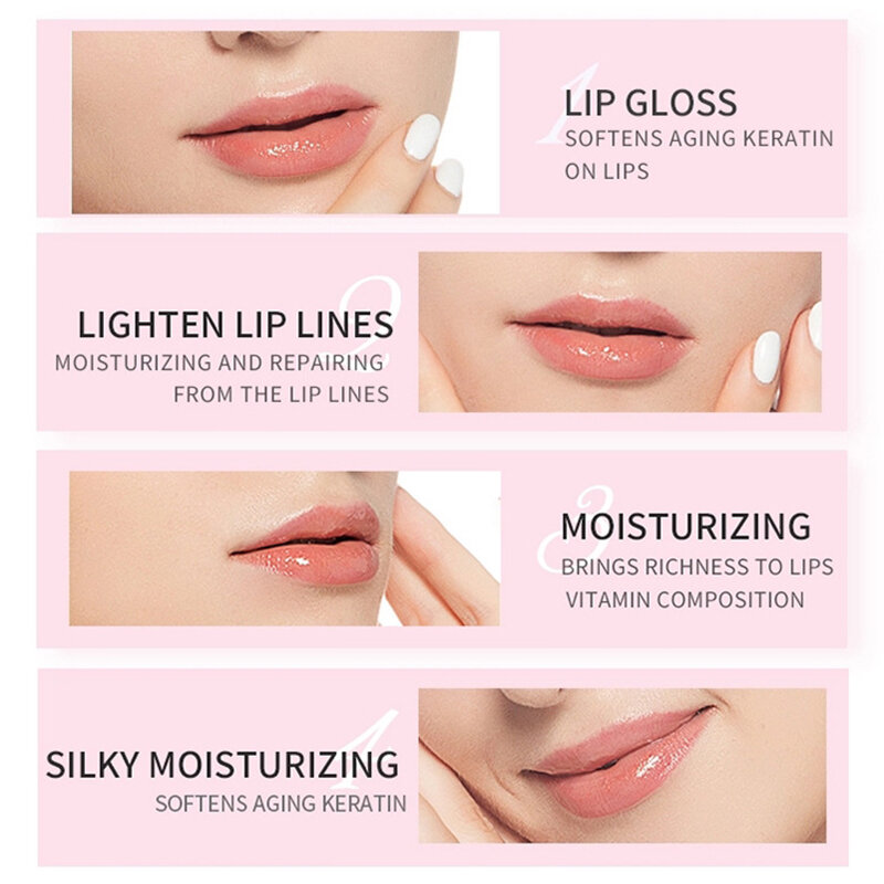 หน้ากากคริสตัล Collagen Anti-Aging Pad ริมฝีปากหน้ากาก Peel Off Moisturizing Gel Patch Lips Care สุขภาพความงามผิว care ผลิตภัณฑ์