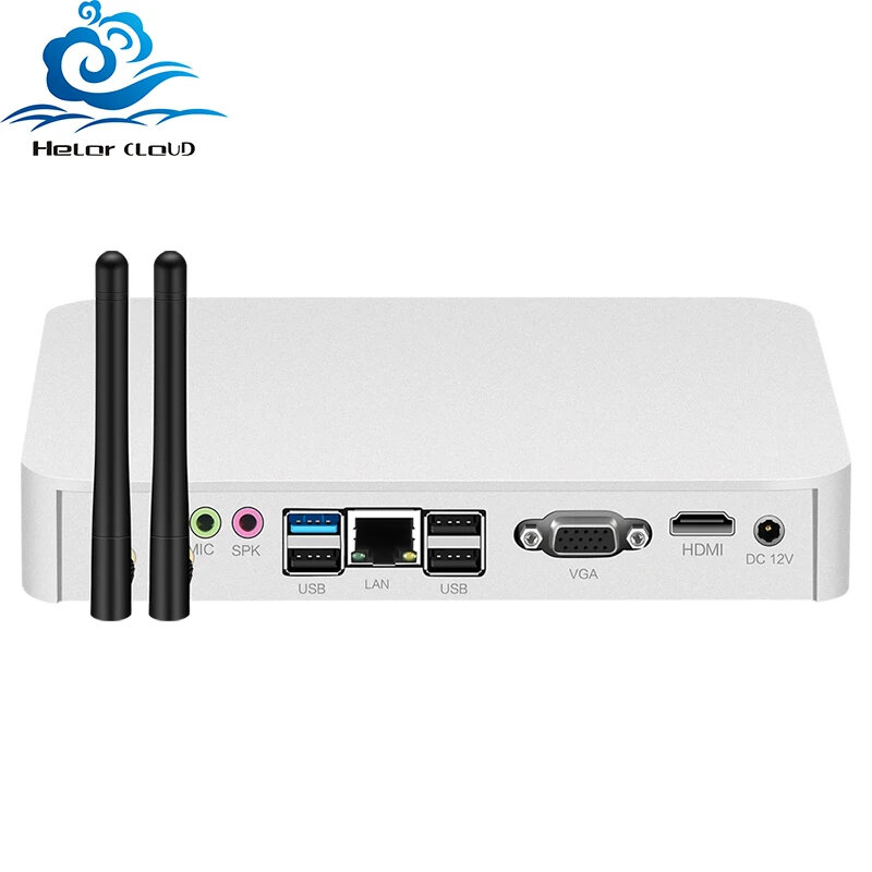 Mini PC Windows 10/Linux, J1900 /N2830 /5010U /i7 1255U, DDR4, RS232, 4G/5G, WiFi 6, Bluetooth, Ventilateur