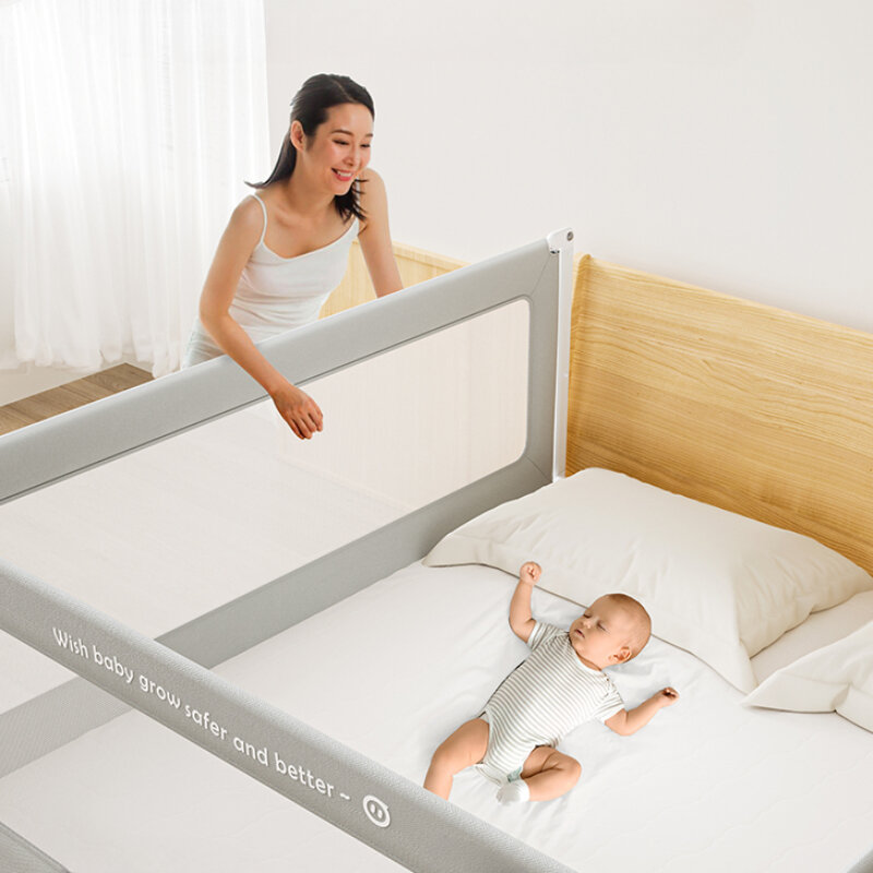 Defletor de cabeceira anti-queda infantil, cama de bebê cerca protetora, guarda de cama anti-queda, instalação sem perfuração