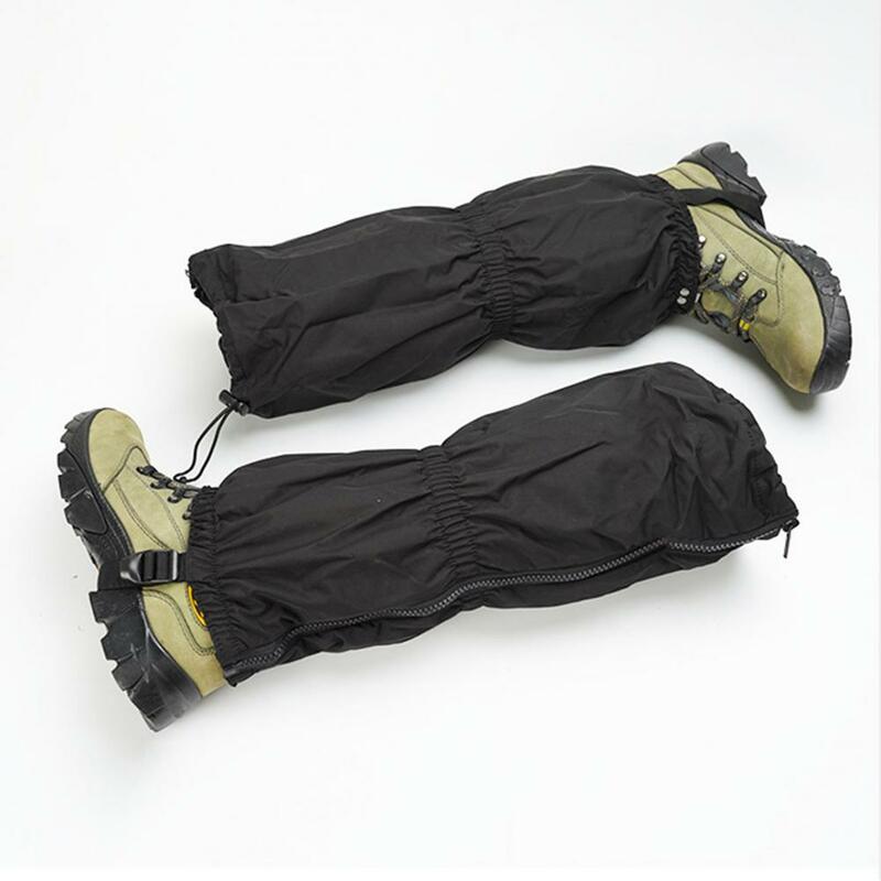 Copriscarpe per il tempo copriscarpe da neve impermeabili ghette per gambe regolabili per escursioni invernali caccia a piedi Unisex bambini adulti