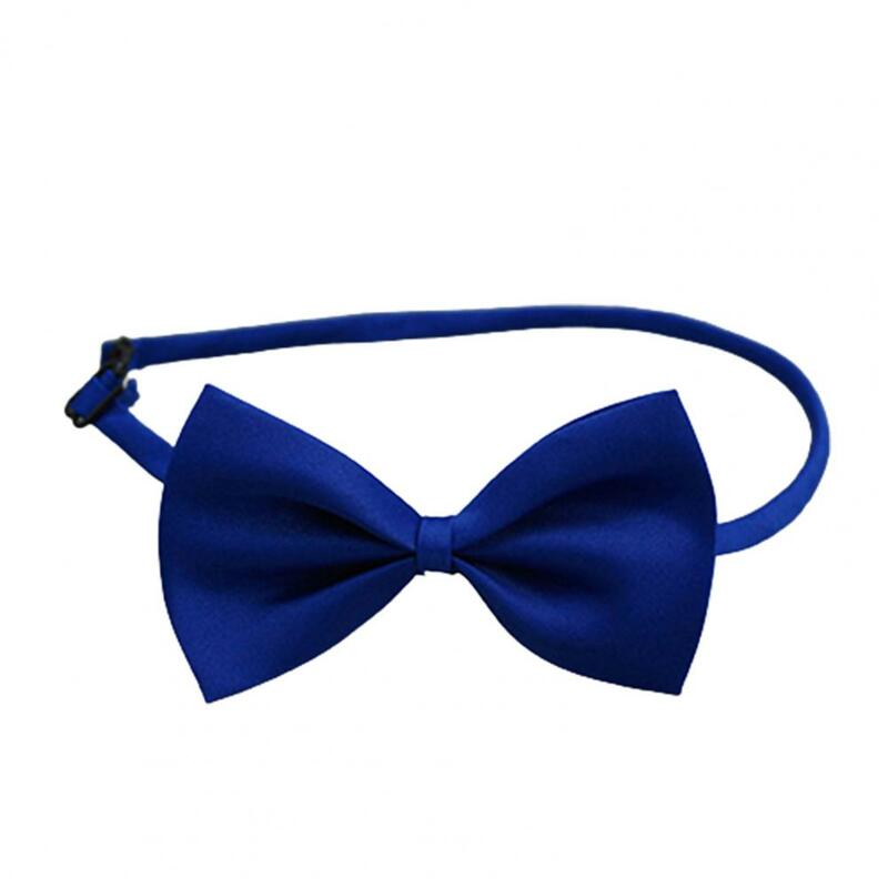 Pet Bow Tie Lovely Decorative Nylon Solid Color Adjustable Small Bulk Dog Cat Bowknot Necktie Wedding Puppy Grooming Accessories