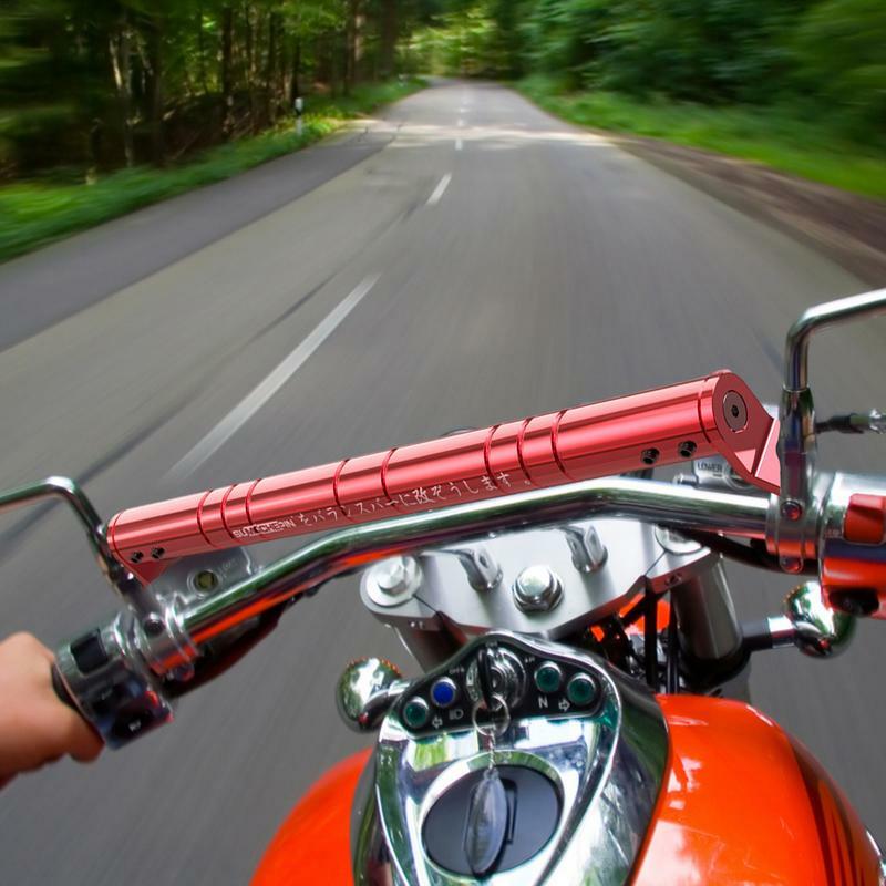 Alumínio liga moto cruz bar, bicicleta guidão cinta, barra transversal reutilizável, equilíbrio
