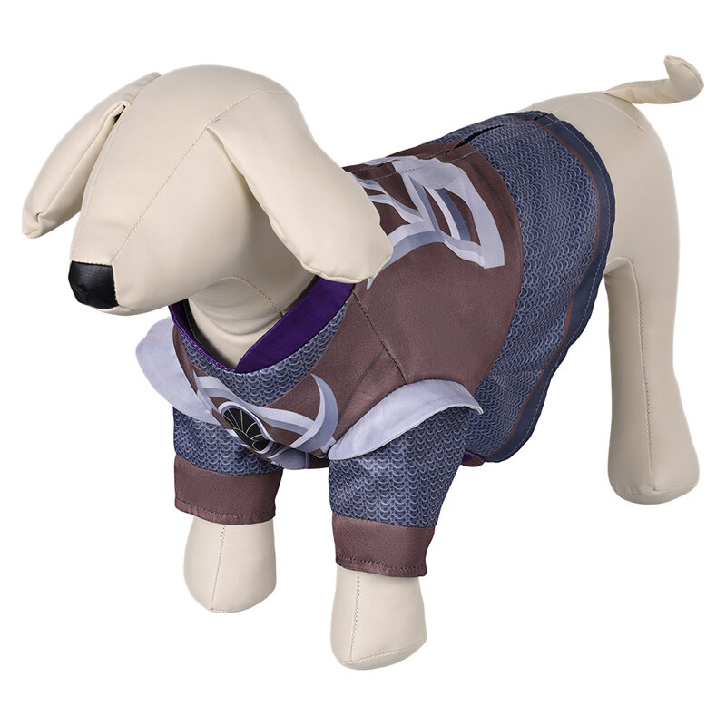 Ubranka dla psa Baldur Cos Gate Fantasy Shadowheart przebranie na karnawał stroje na Halloween karnawałowe odzież garnitur na imprezę