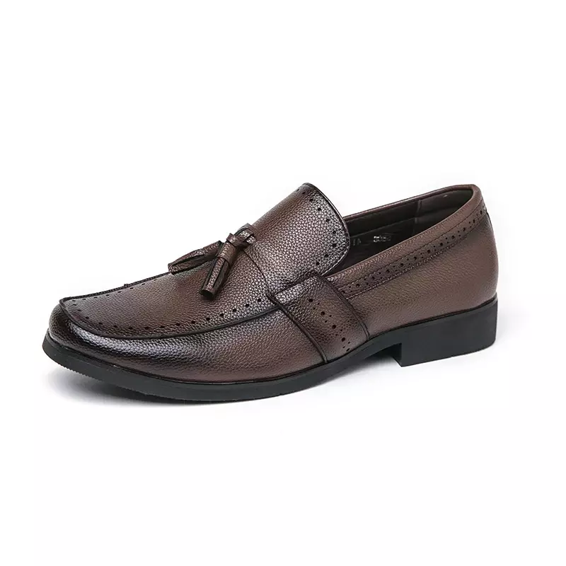 Sapatos baixos casuais de couro masculino, sola macia, sapatos confortáveis, Europa, América, alta qualidade, venda quente