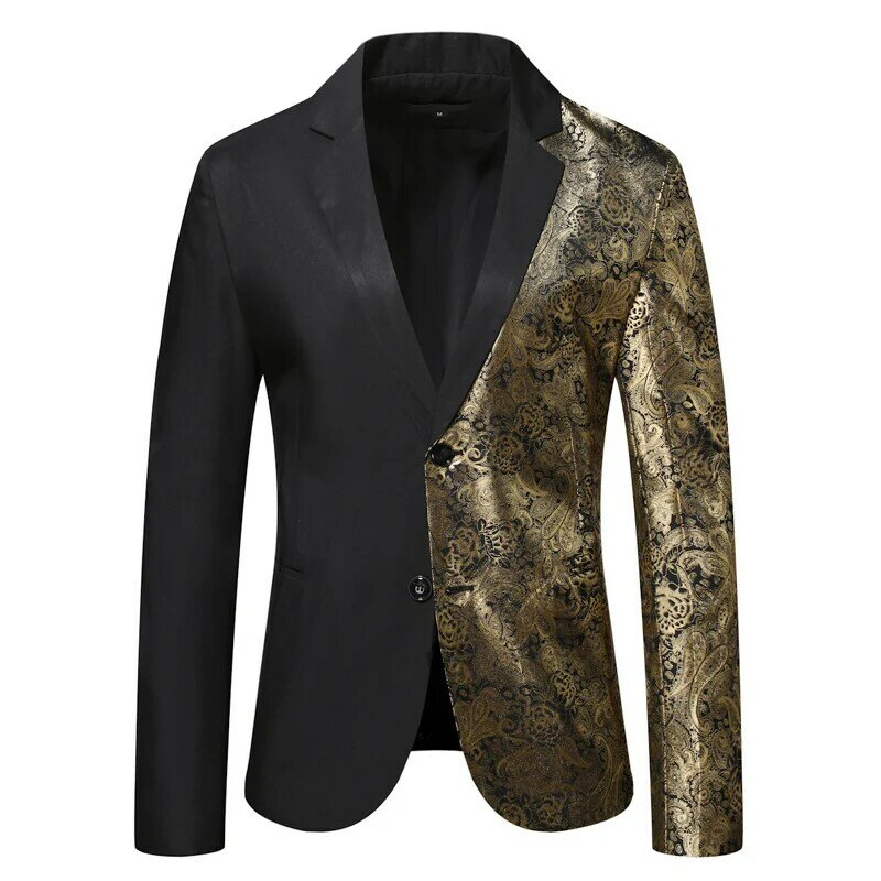 Traje de noche de lujo para hombre, chaqueta informal de Boutique, diseño bronceador, blazer ajustado, novedad de 2024