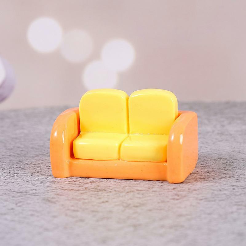Doll House Furniture Set DIY Miniature Furniture Toys Miniature Model DIY Doll Accessories For Yard Home Bedroom Party