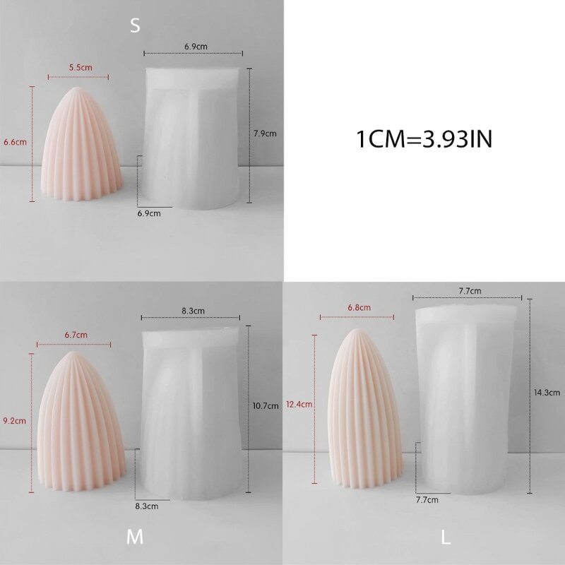 Line Tower-vorm kaars siliconen mal voor kaarsen Handgemaakte zeep bureauornamenten