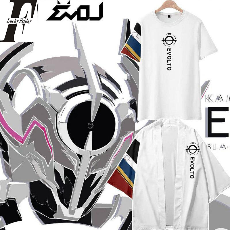 가면 라이더 4 로 로그 에볼 가임 히비키 3d 기모노 셔츠, 코스프레 패션 일본 애니메이션 남성 여성 7 포인트 슬리브 카디건 탑스