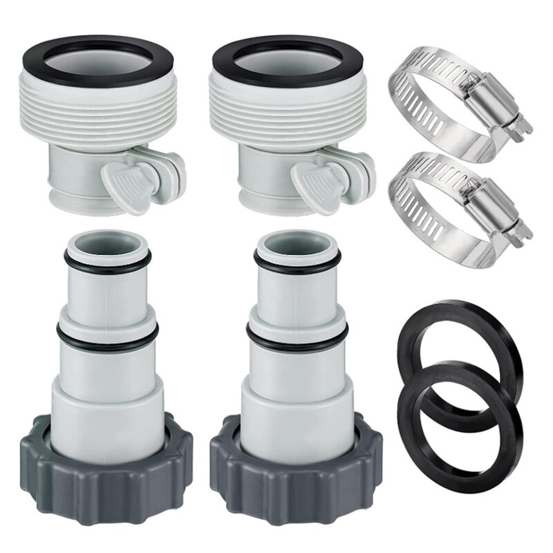 Outstanding 8×Hose Adapter Designed for Connecting NPT Hose Connectors to Clamp Style Hoses Ideal for Intex Pool Set