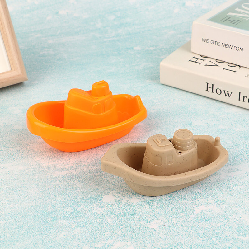 Baby Bath Toys Stacking Boat Toys Colorful Early Education Intelligence Gift Boat-shaped Stacked Cup Folding Tower Baby Toys
