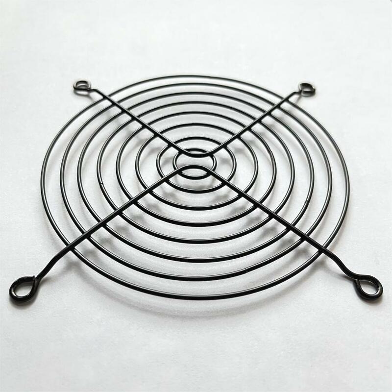 Funplaysmart 100PCS Fan Grille, 120mm Computer Cooling Fan Protection Grid, Black Metal Safety Cover