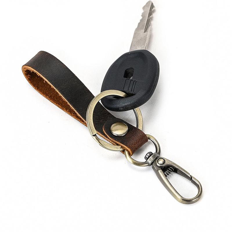 Autos chl üssel Schlüssel anhänger Pu Leder Retro Schlüssel anhänger modischen Schlüssel ring für Brieftasche Geldbörse weiche Anhänger für Neujahrs geschenke