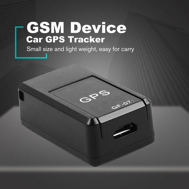 Mini rastreador GPS para coche, localizador antirrobo, rastreador GPS para coche GF07, dispositivo de seguimiento de grabación antipérdida, accesorios para automóviles
