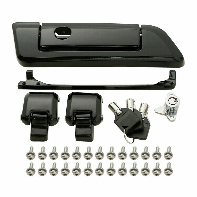 Motorcycle Pack Trunk Lid Latch Lock Key Hardware Kits For Harley Tour Pak Touring Road Glide Electra Glide Road King 2014-2023