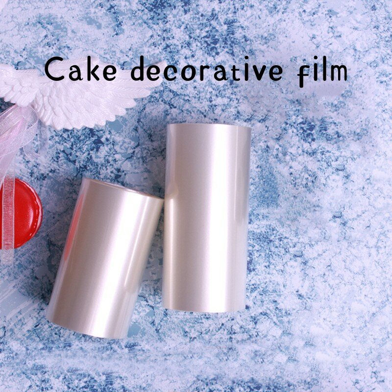 Film dekorasi kue kerah kue transparan, dapat digunakan kembali hasil profesional berkualitas tinggi bahan multifungsi dapat digunakan kembali