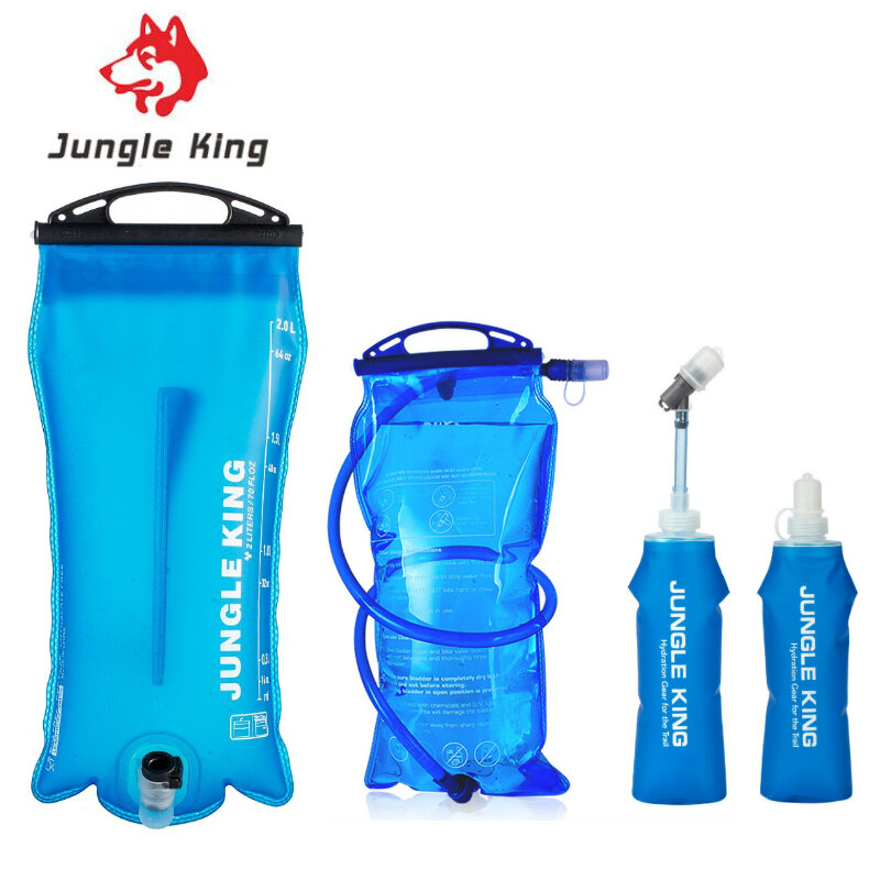 Król dżungli J13 zbiornik wody pęcherz wodny plecak z systemem hydracyjnym worek do przechowywania BPA bezpłatny 1.5L 2L 3L Running Hydration kamizelka plecak