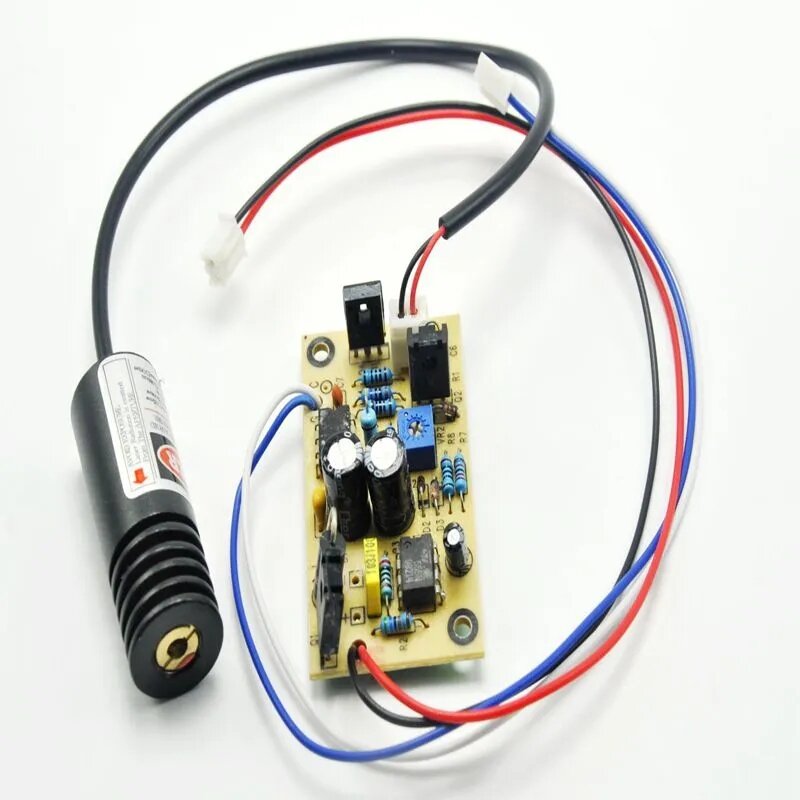 Industriële/Lab 100Mw/150Mw 650nm Rode Laserdiode Dot Module 5V Driver Uit 18X45Mm