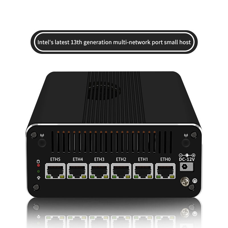 13th Gen 2.5G Soft Router i7-1355U Intel i5 1335U i3-1315U 6x Intel i226-V Mini Firewall urządzenie Proxmox pfSense
