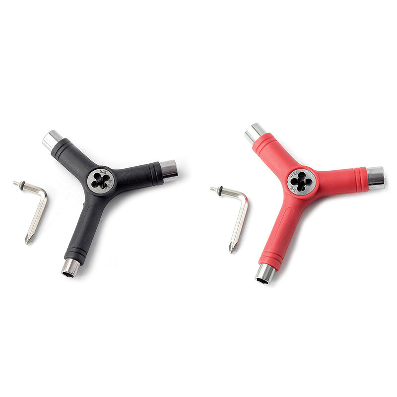 Multi-Function  Skateboard Tool Skateboard Wrench Longboard Wrench Roller Skate Scooter Adjusting  Y-wrench L-type Wrench