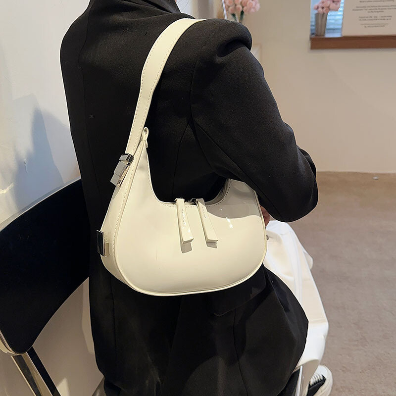 Женская сумка-хобо из ПУ кожи, в стиле ретро