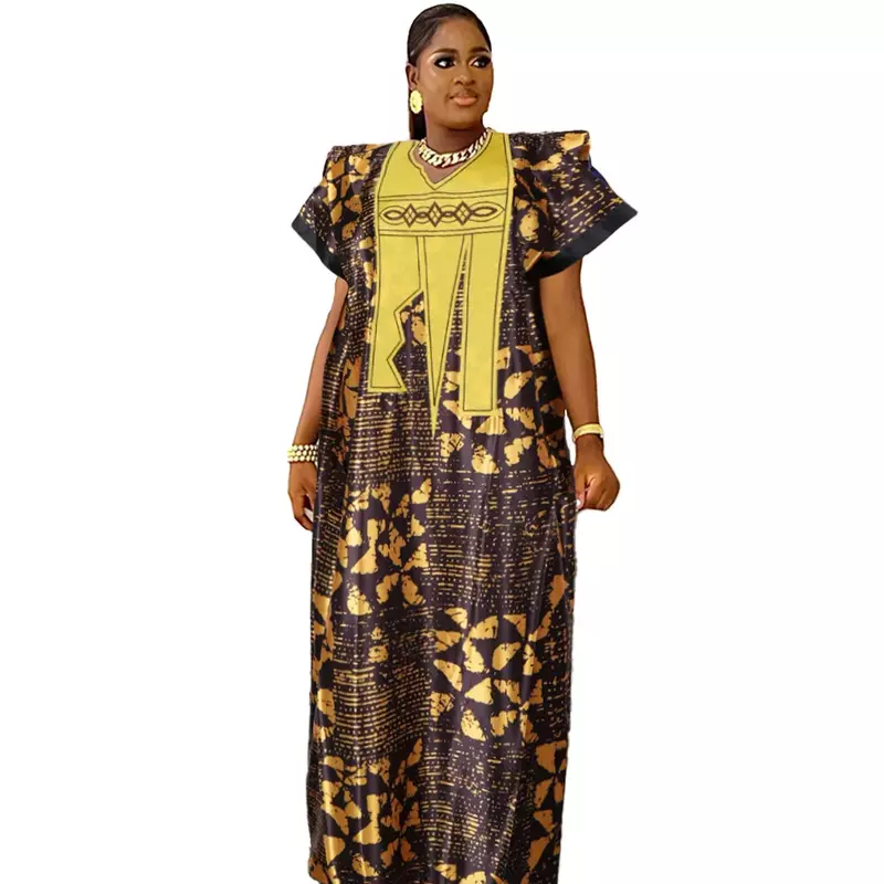 2024 abiti africani per le donne elegante moda musulmana Abaya Boubou Dashiki Ankara abiti abito da sera Dubai caftano Abaya Robe