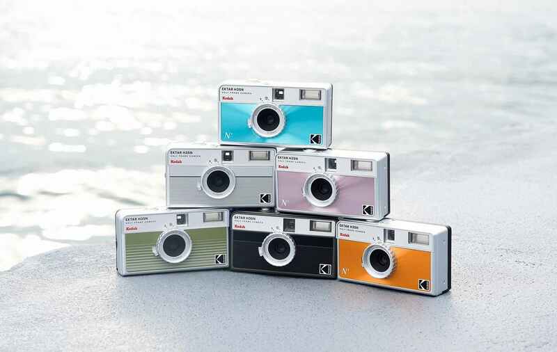 KODAK-EKTAR h35ハーフフレームカメラ、フラッシュライト付きの再利用可能なフィルムカメラ、35mm、新品