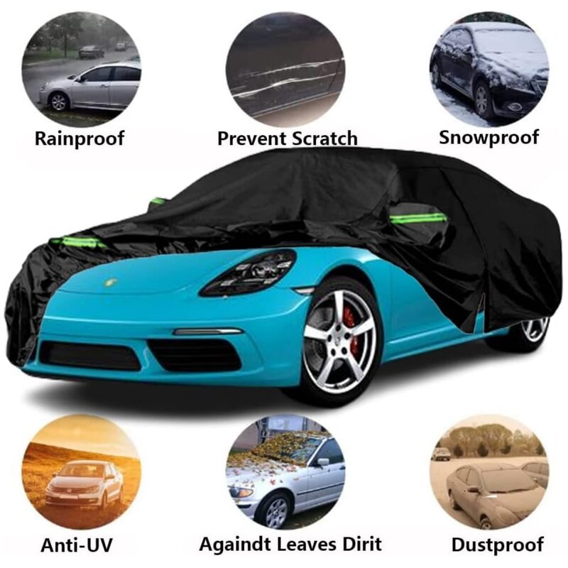 Cubiertas impermeables para coche, accesorio a prueba de lluvia y nieve, UV, para 2010 Porsche Boxster/Cayman, 2024-718