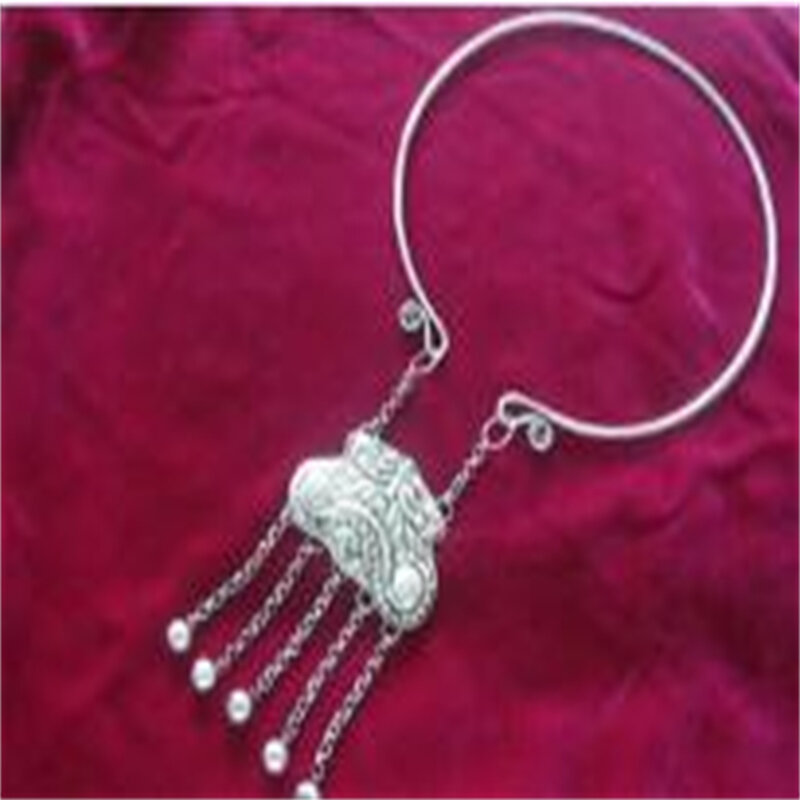 Miao-joyería personalizada hecha a mano, accesorios Hanfu, collar retro, banda para el cuello, mariposa