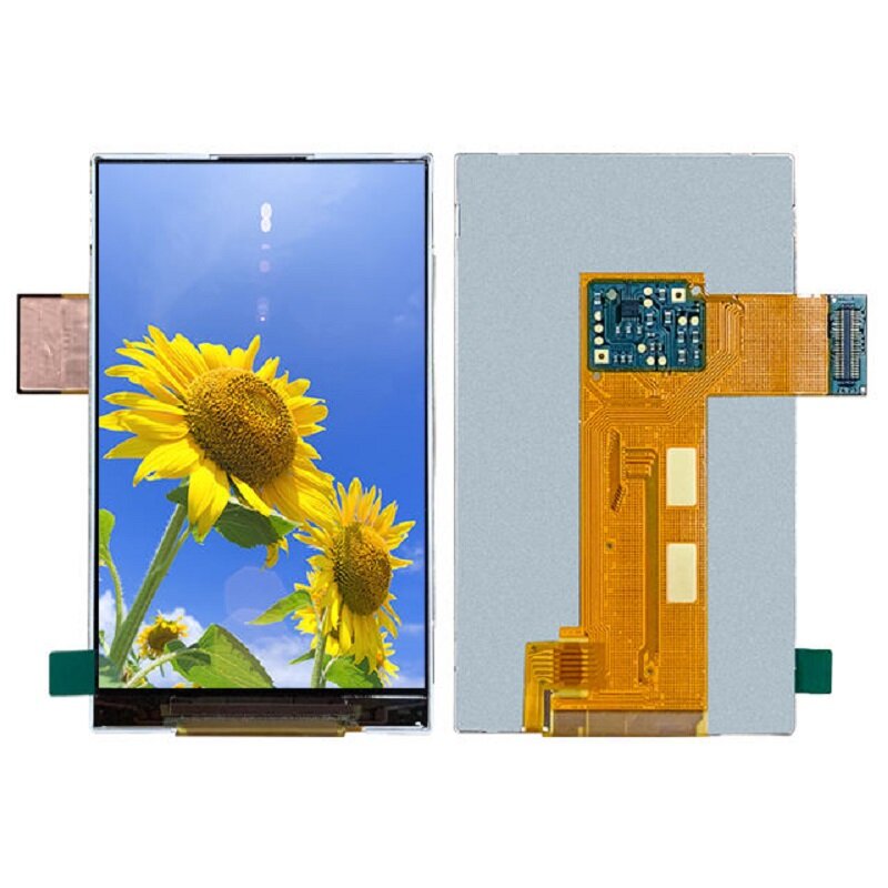 มือถือ3.2นิ้วจอแสดงผล LCD SPI RGB FPC/480*800ความละเอียด COM32T3M34ILX ความสว่าง TFT LCM LCD โมดูล