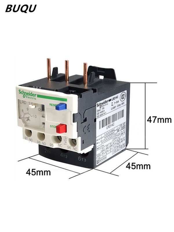 Schneider thermal relay LC1D overload protection LRD three-phase thermal protection relay LRD12C LRD14C LRD21C LRD22C LRD32C