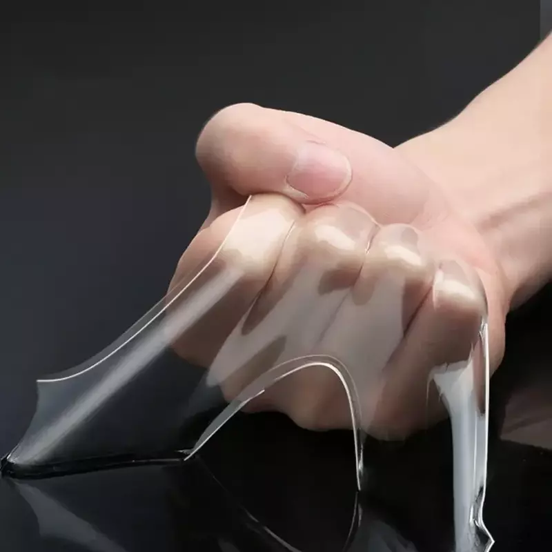 2m langes Nano-Band transparent wasserdicht starkes Klebeband wieder verwendbare Nano-Band Küche Bad Wohnkultur Aufkleber