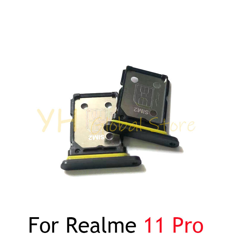 For OPPO Realme 11 Pro Plus Pro+ Sim Card Slot Tray Holder Sim Card Repair Parts