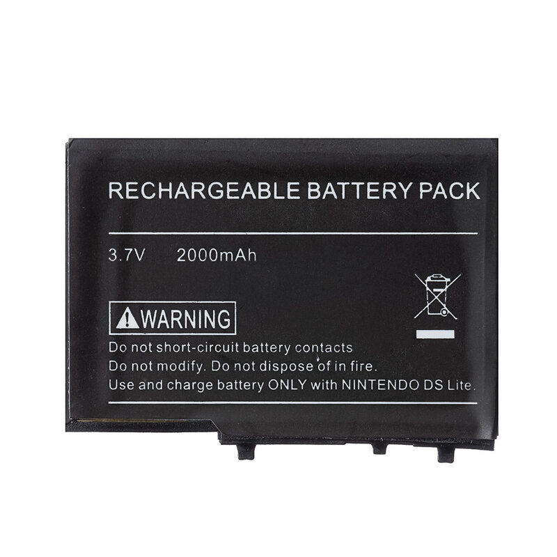OSTENT-batería de litio recargable de 2000mAh y 3,7 V, Kit de herramientas para Nintendo DSL, NDS Lite, batería de repuesto para Gamepad