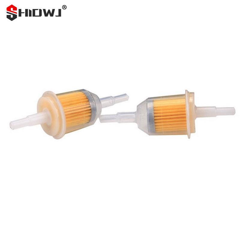 5Pcs Universal Motorcycle Small Engine Fram Plastic Fuel Gas Gasoline Filter With Magnet Professional Moto Oil Filter