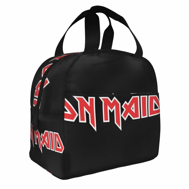 Fashion Iron-Band-Maiden Lunch Bag Insulation Bento Pack Bag Meal Pack Handbag
