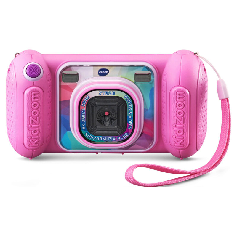 VTech-KidiZoom Pix Plus ، كاميرا بانورامية وردية ، صور تتحدث