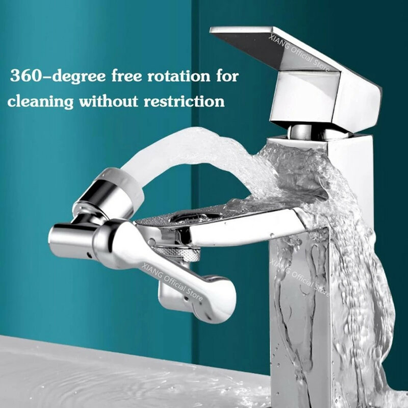 Universal 1080 ° Rotasi Keran Dapur Extender Aerator Plastik Splash Filter Dapur Baskom Keran Bubbler Nozzle Lengan Robot