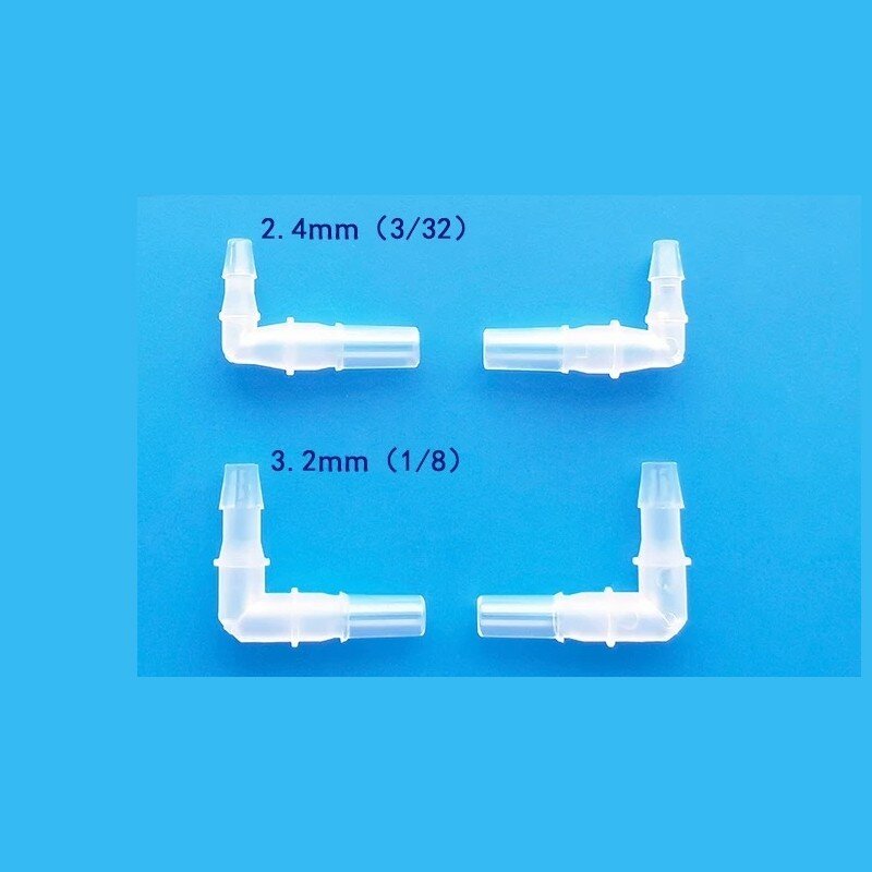 100pcs/lot medical equipment male luer slip Connector (polyprop) Elbow male luer slip to barb