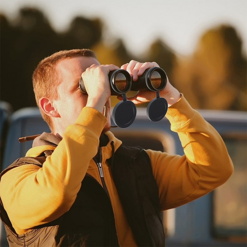 Tapas de lente de objetivo de goma, cubierta de objetivo abierto, protección de lente para tienda en casa y al aire libre, 1 Juego