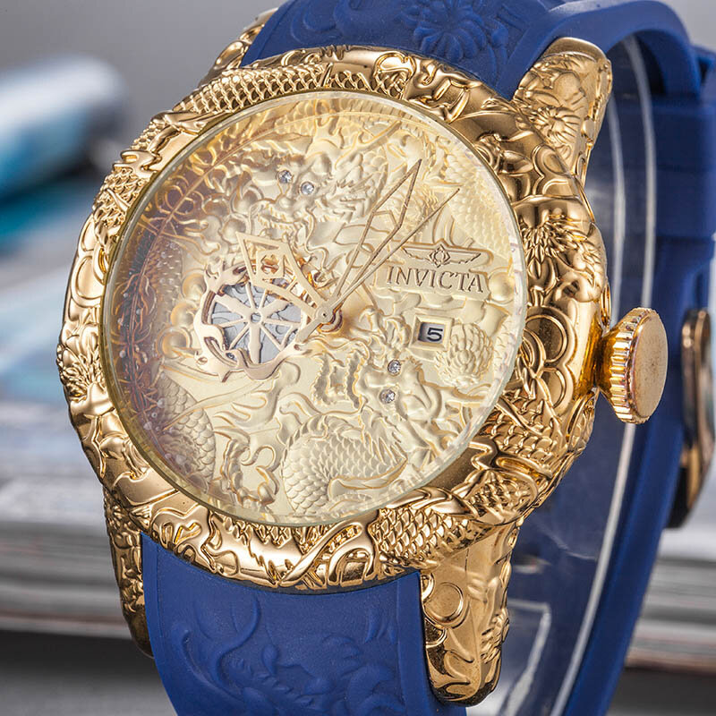 นาฬิกาควอทซ์สำหรับผู้ชายดีไซน์เนอร์นาฬิกาสายสแตนเลสสตีลแบบลำลองกันน้ำ