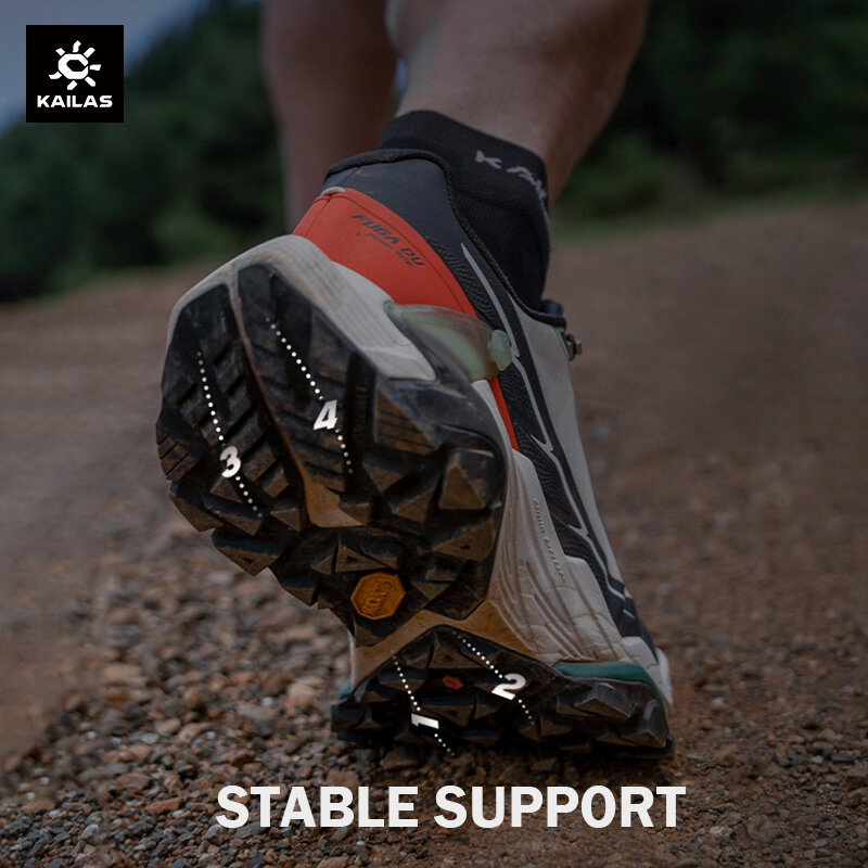 Кроссовки KAILAS мужские для бега на шнуровке, мощная дышащая удобная обувь для активного отдыха и походов, KS2313105