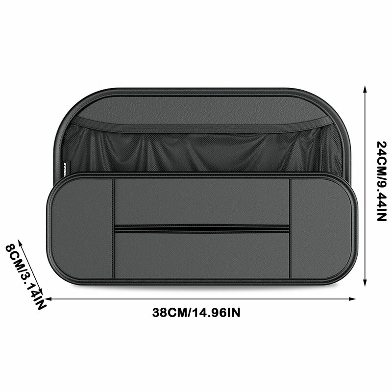 Fiber Leather Car Storage Bags Seat Back Hanging Bag Car Accessories Organizer Automotive Goods Stowing Tidying Tissue Boxes