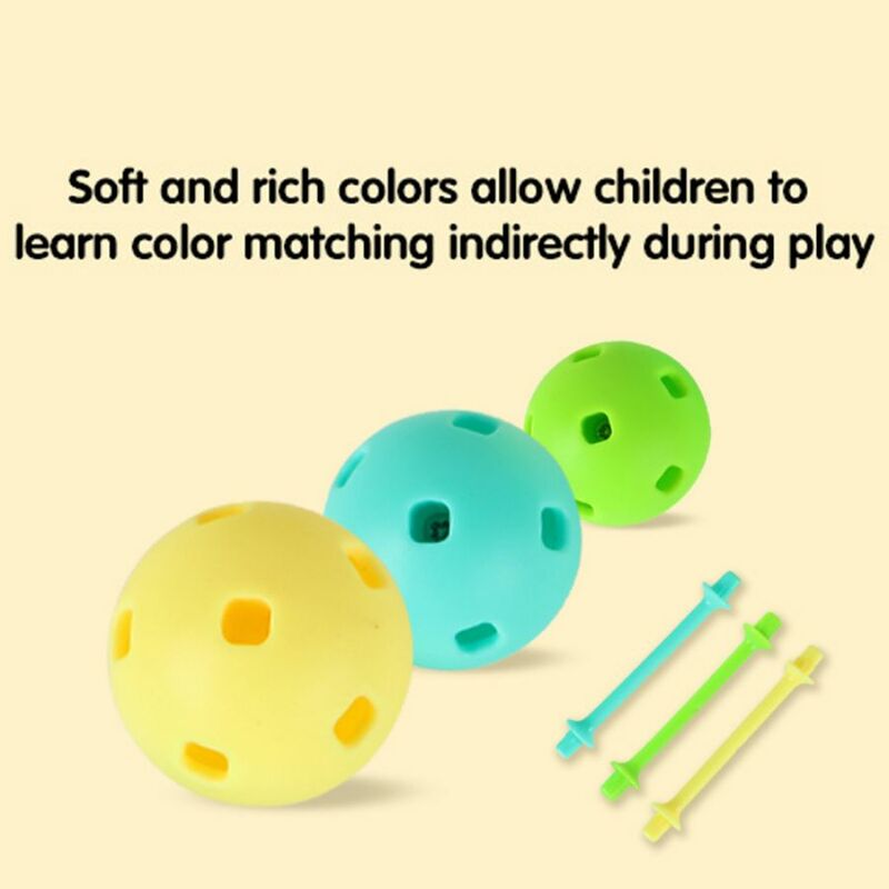 Bola Puzzle blok manik-manik tiga dimensi ruang berpikir geometris alat bantu mengajar pendidikan manik-manik mainan hadiah Natal
