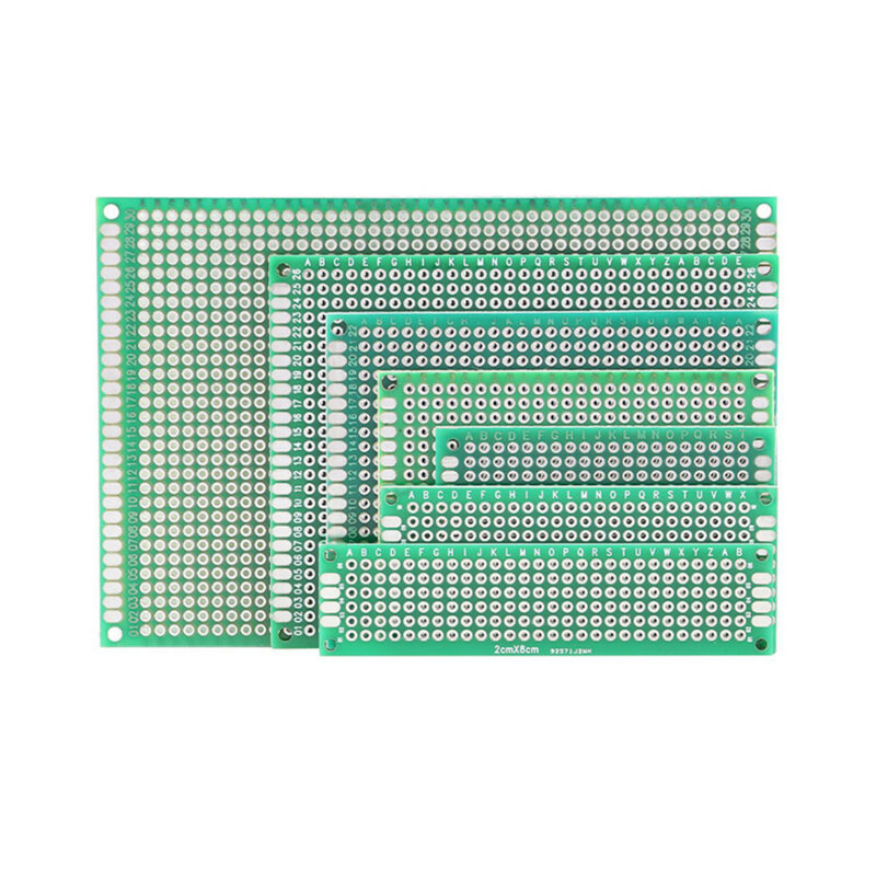 Placa PCB de doble cara, tablero de fibra de vidrio de alta calidad, 2x8cm de espesor, 1,6 agujero de placa Experimental