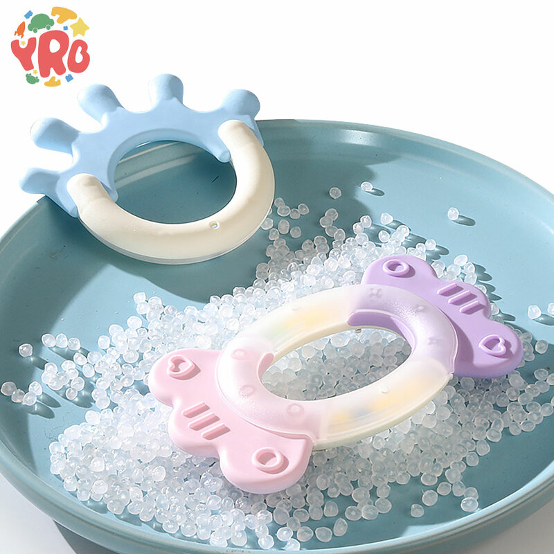 Infant Baby Teether Toy Baby Development Toys Chewing Rattle Toy Baby Teether Suitable for  0 12 Months Baby Play