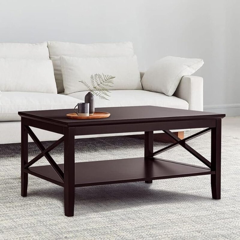 Oxford Coffee Table Living Room Center Table With Thicker Legs Center Tables for Rooms Rustic Furniture Modern Design Teble Café