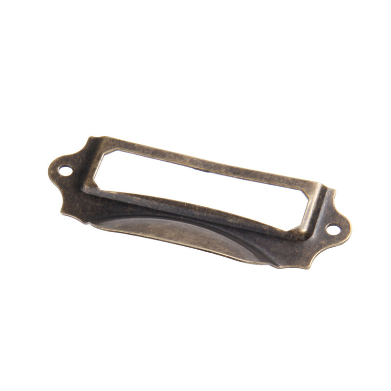 Brand New Hot Sale Practical Stylish Pull Handle Drawer File Frame Gift Box Holder Iron Jewelry Box Retro 10pcs
