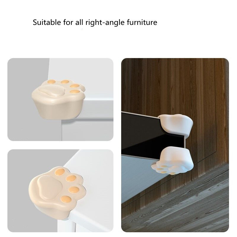Baby safety table corner bumper silicone right-angle protection strip bumper bag living room sharp corner protector
