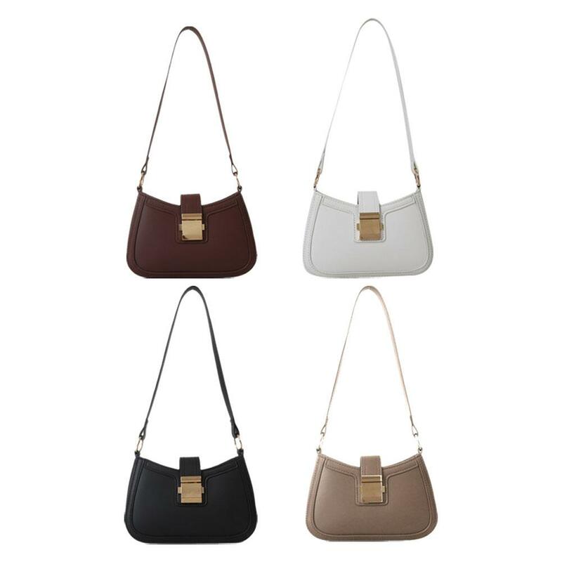 Tas Totes sederhana untuk wanita mode tas tangan Vintage trendi baru diskon besar-besaran tas ketiak kecil wanita bahu Mini kasual N4N8