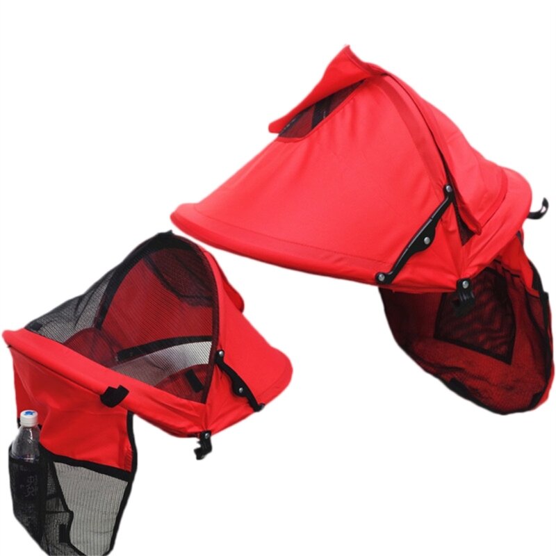 Canopys para cochecito de bebé, cubierta de sombra para lluvia, fácil de instalar